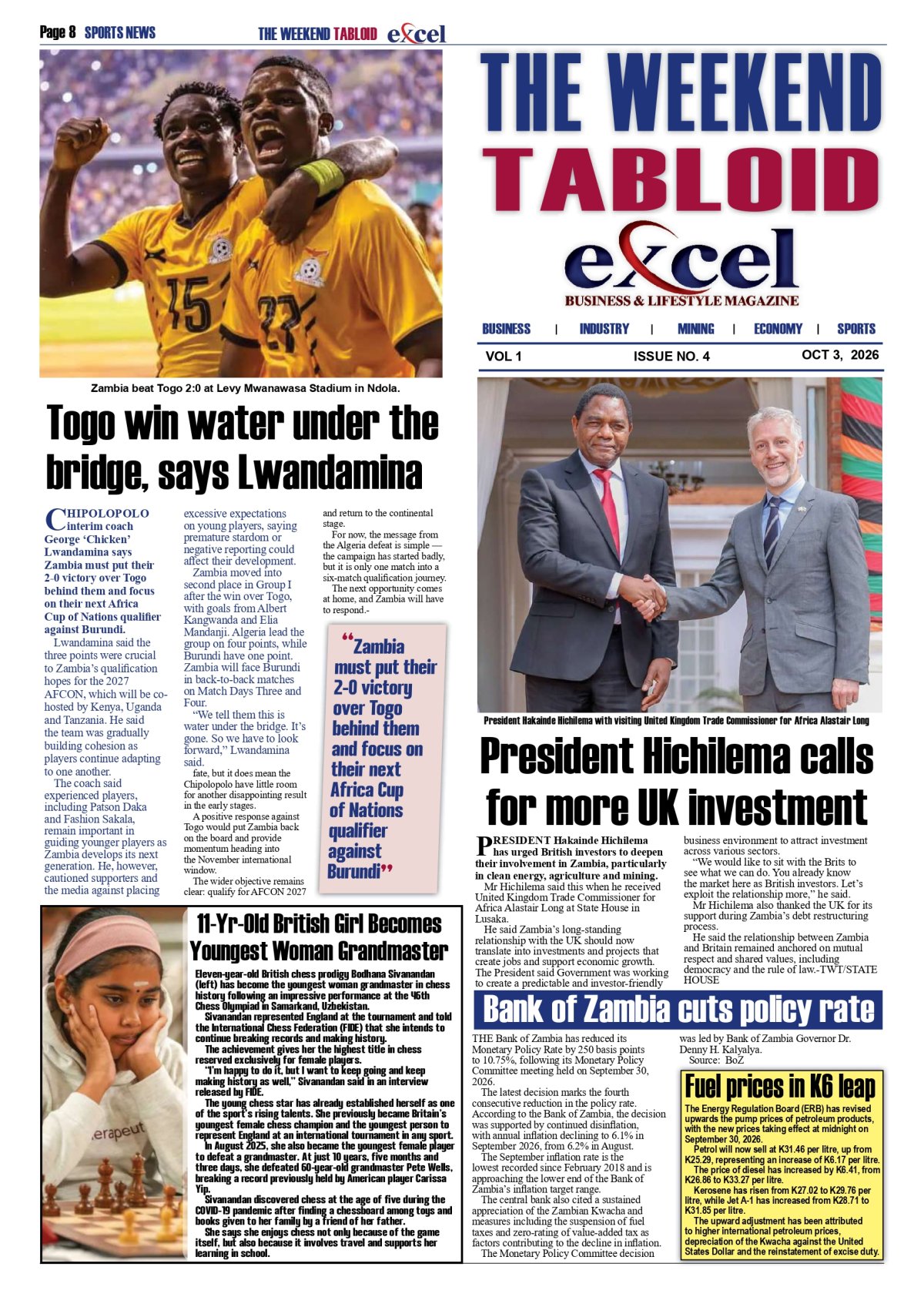 WEEKEND TABLOID ISSUE 4
